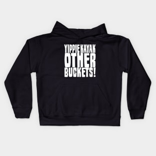 Other Buckets White Kids Hoodie